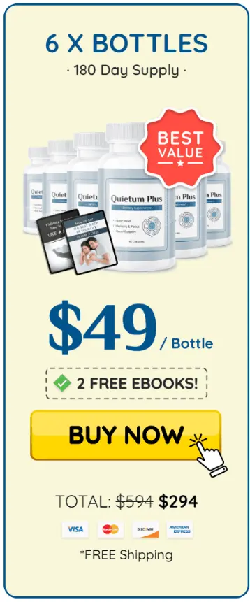 Quietum Plus 6 bottle